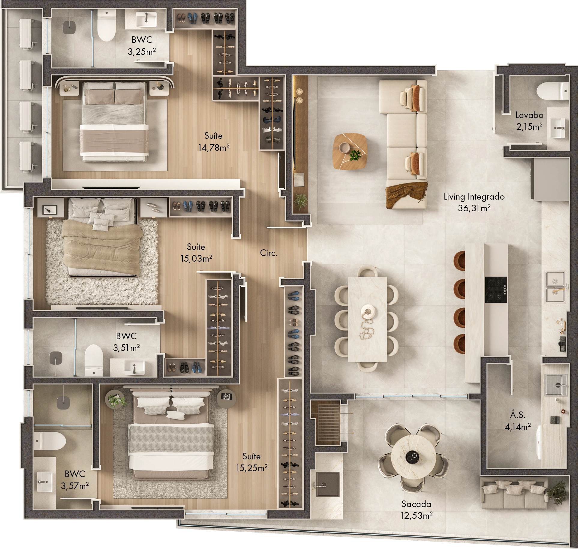 Apartamentos Tipo