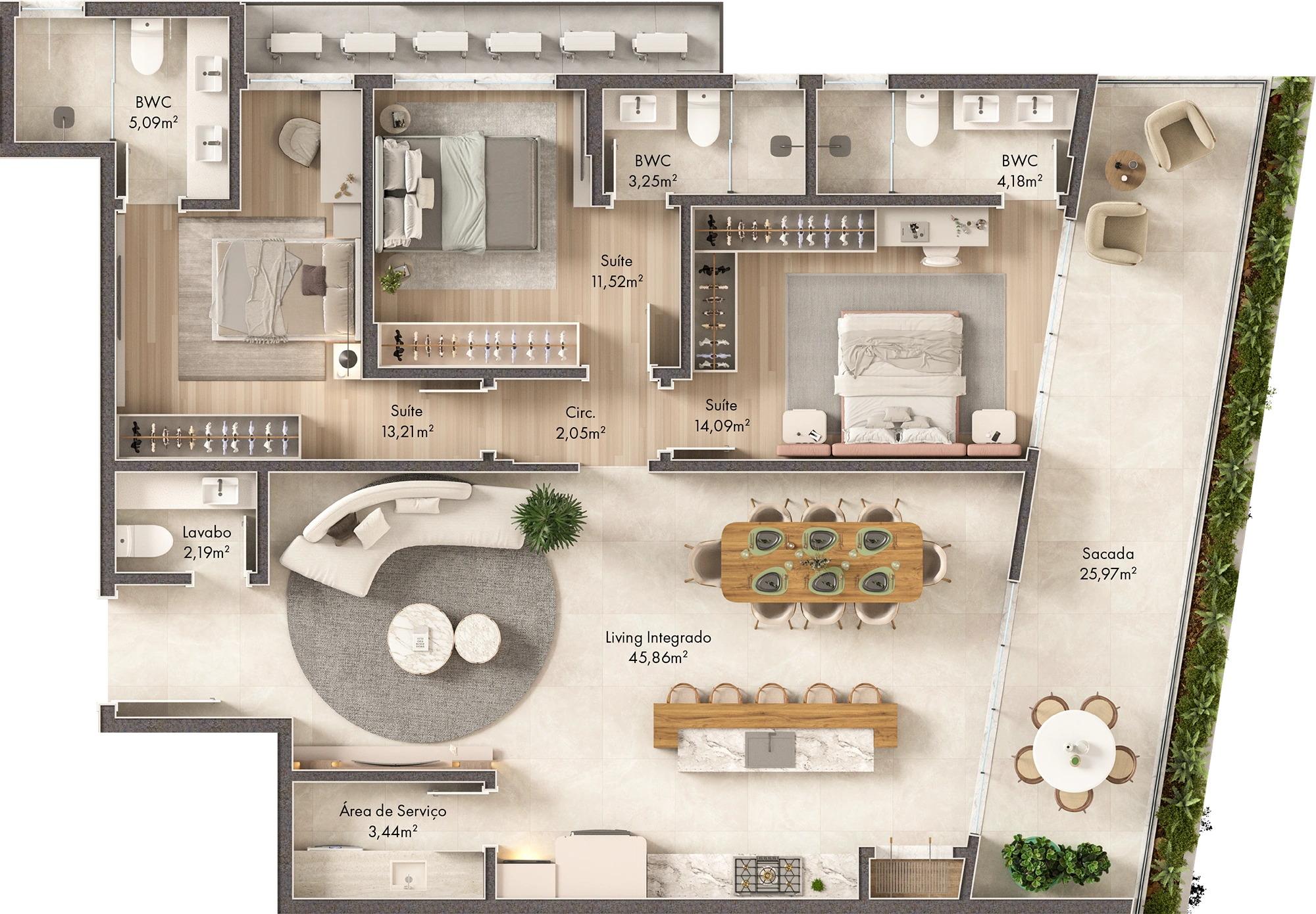 Apartamentos Tipo