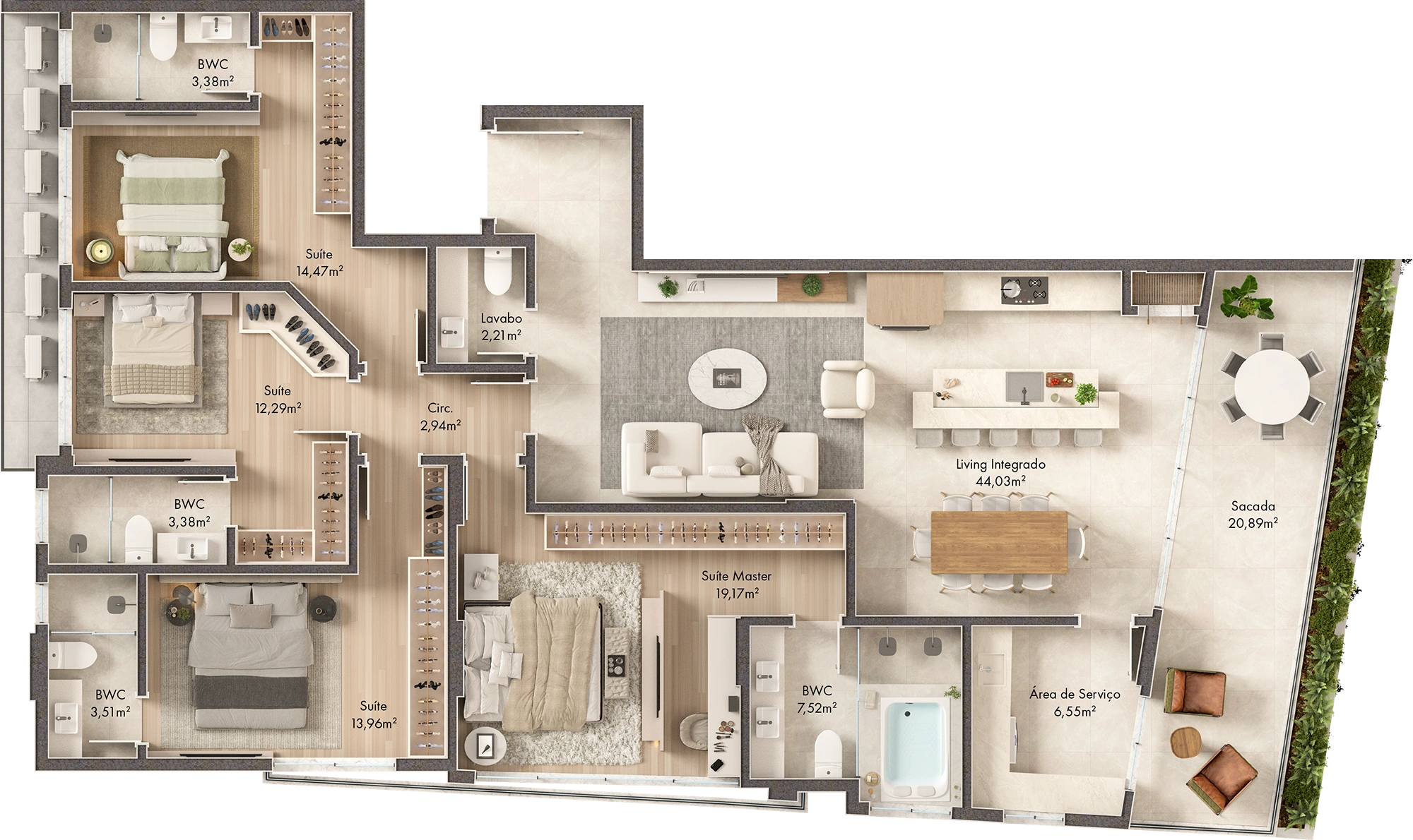 Apartamentos Tipo