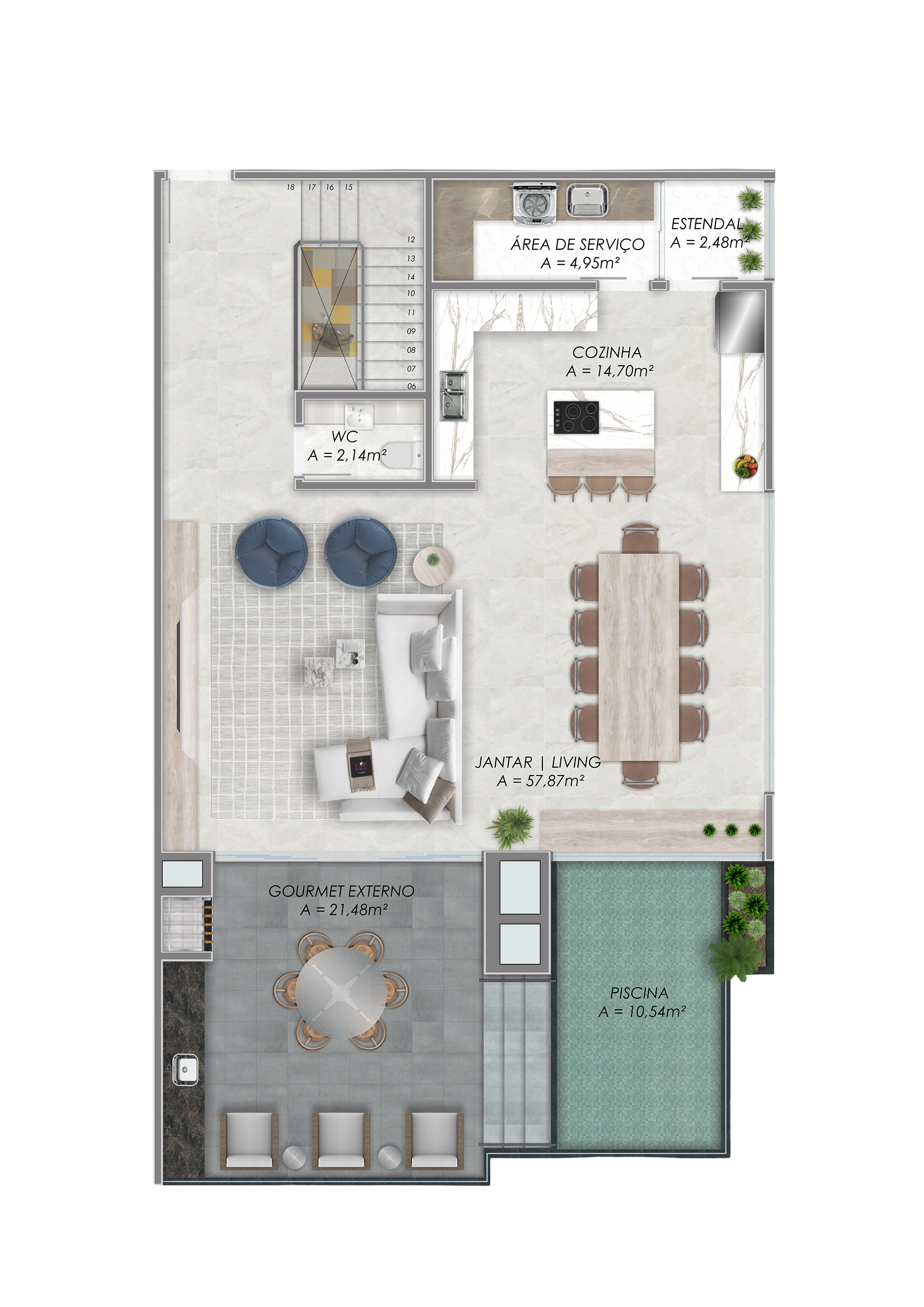 Duplex Superior - Tipo 2