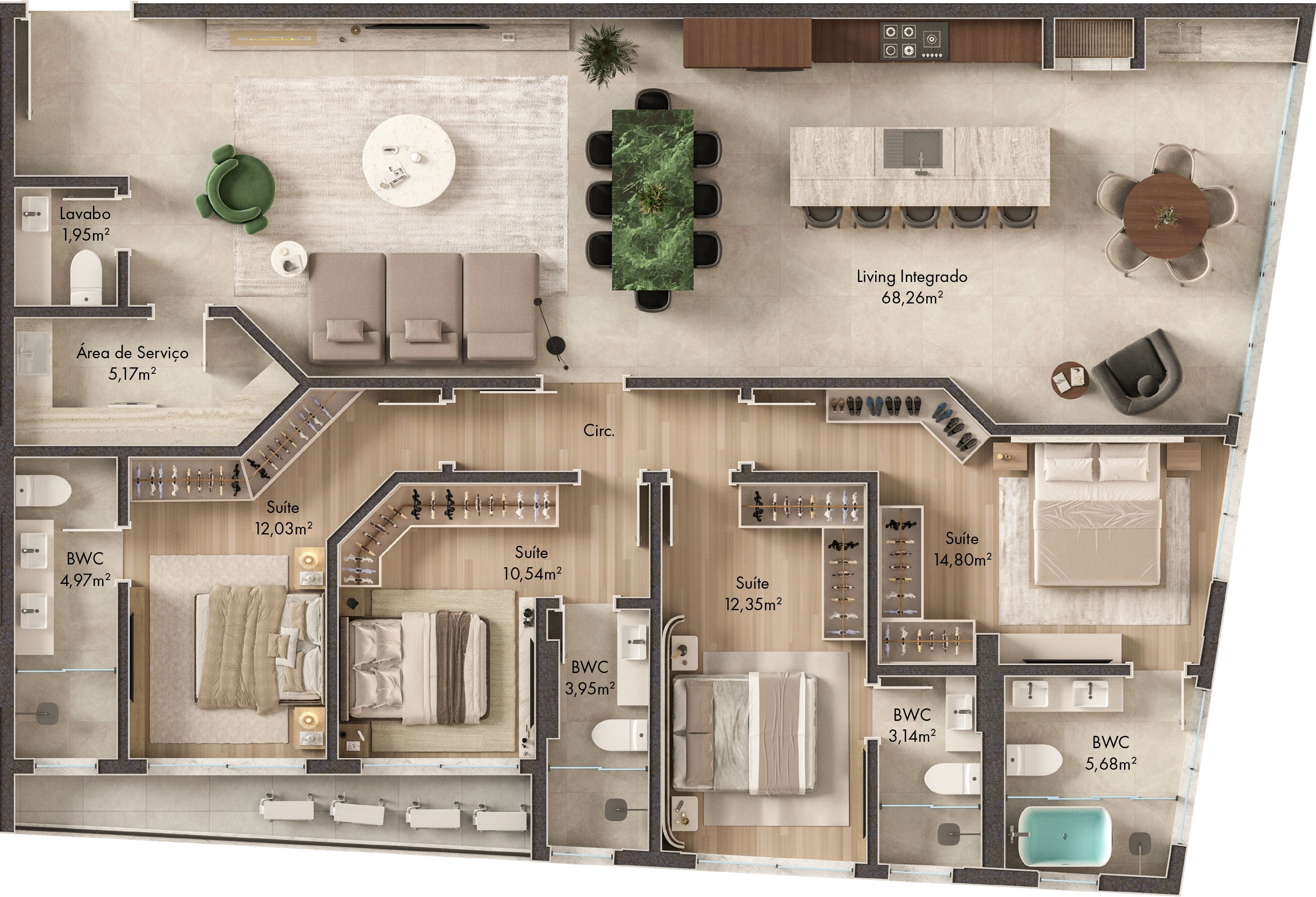 Apartamentos Tipo