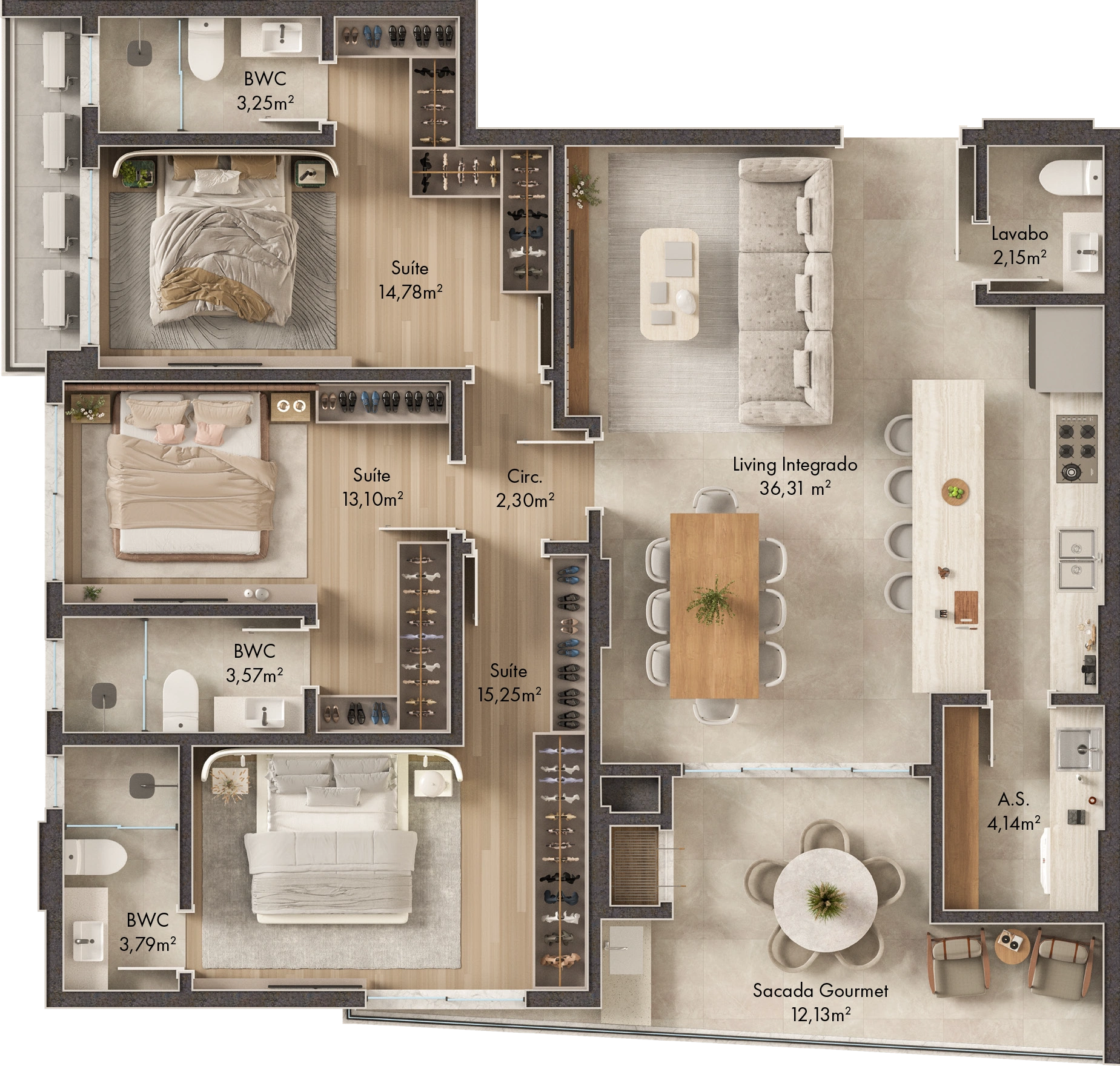 Apartamentos Tipo