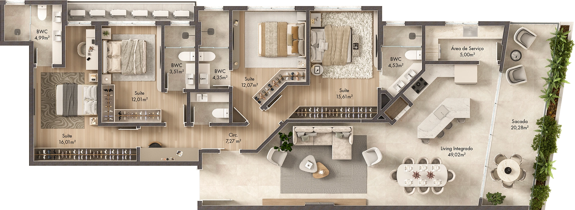 Apartamentos Tipo