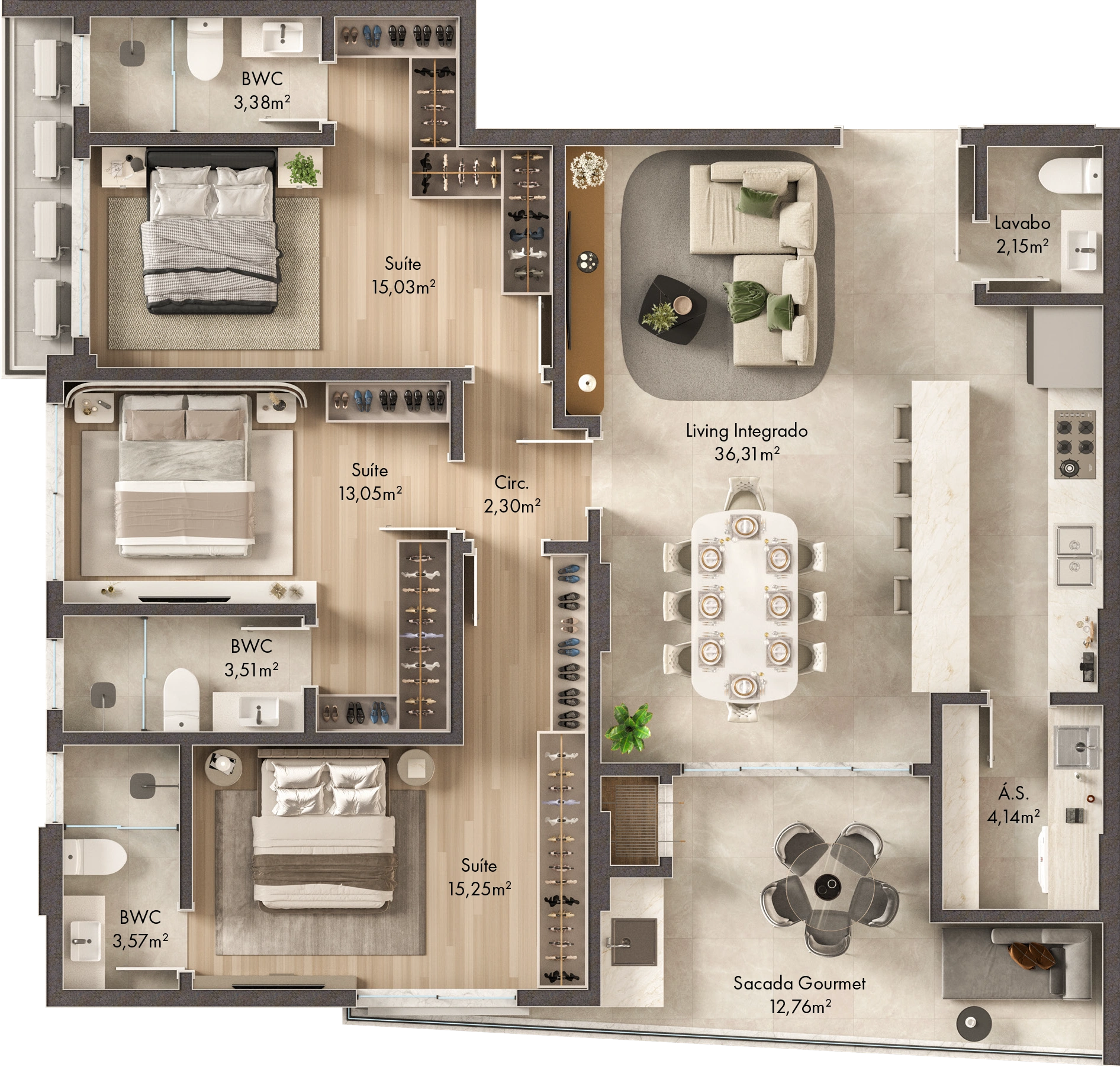 Apartamentos Tipo