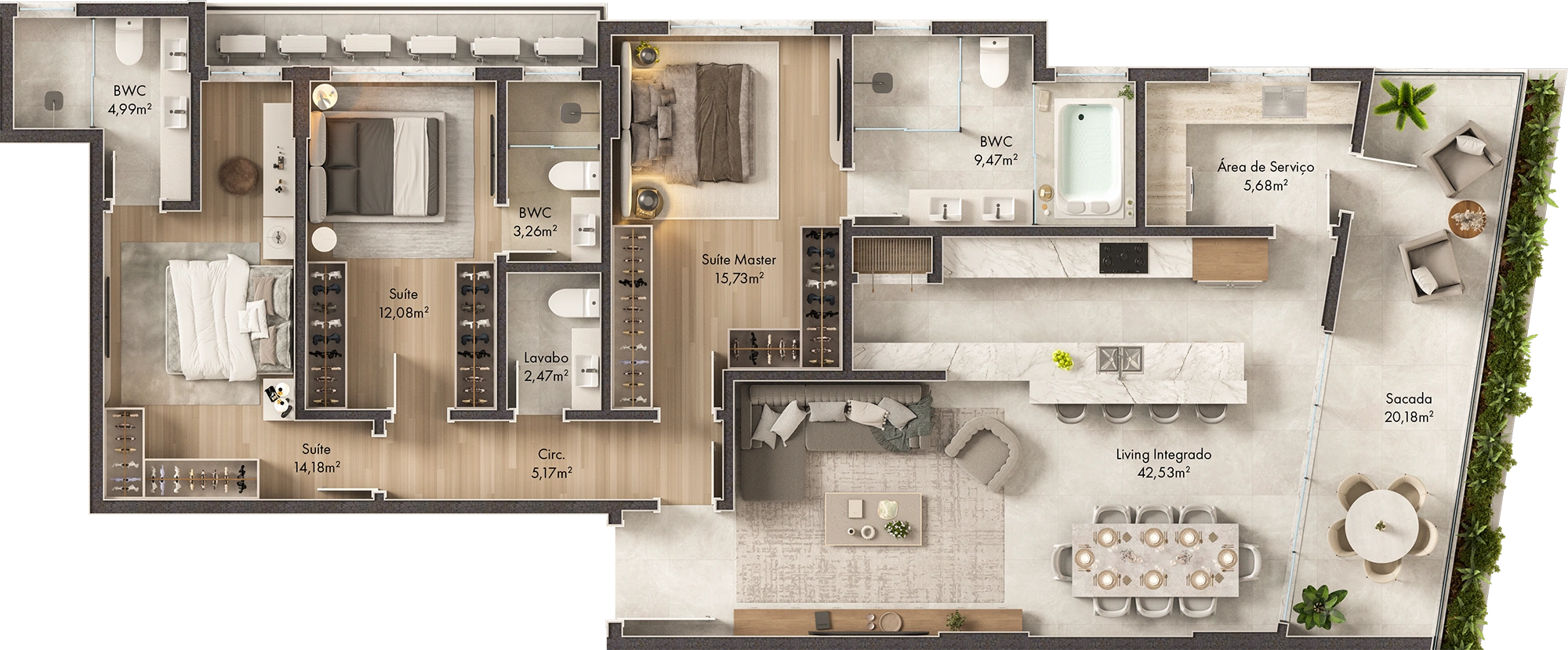 Apartamentos Tipo