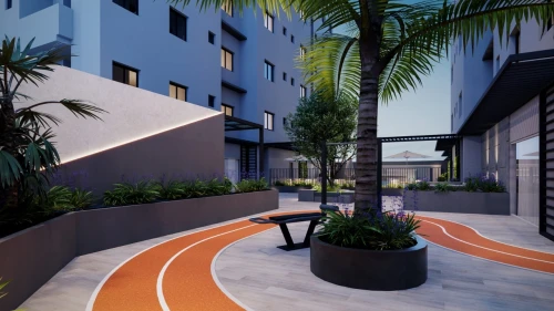 Pista de Cooper e Academia ao ar livre