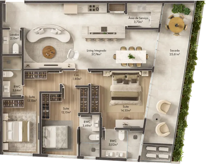 Apartamentos Tipo