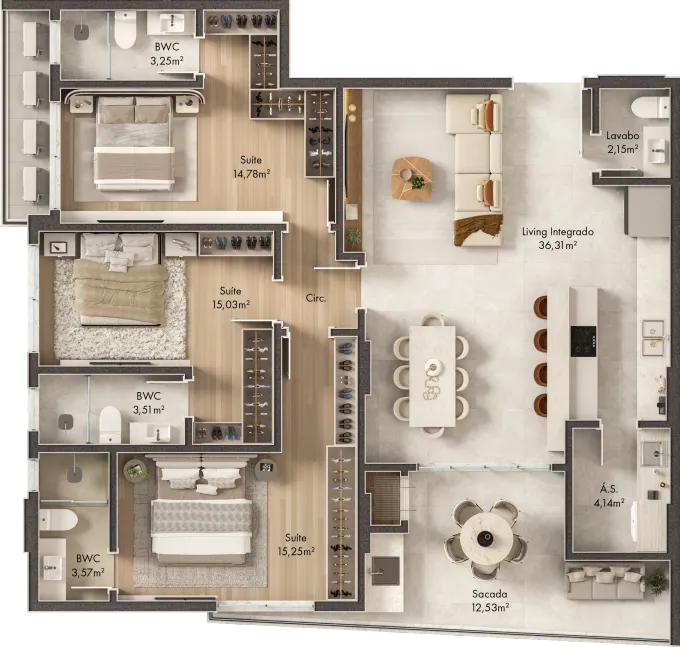 Apartamentos Tipo