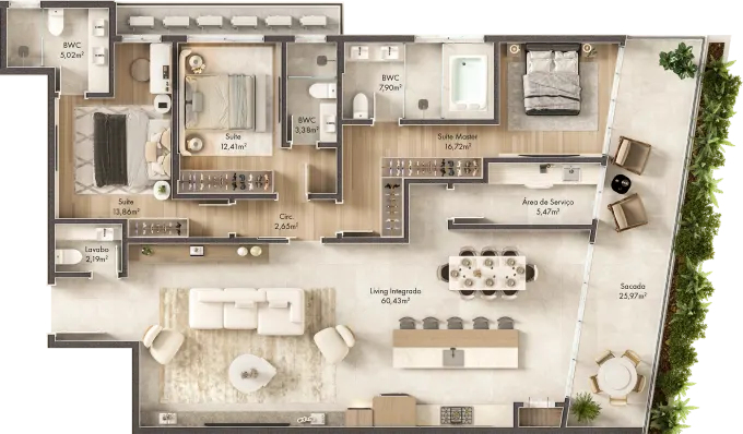 Apartamentos Tipo