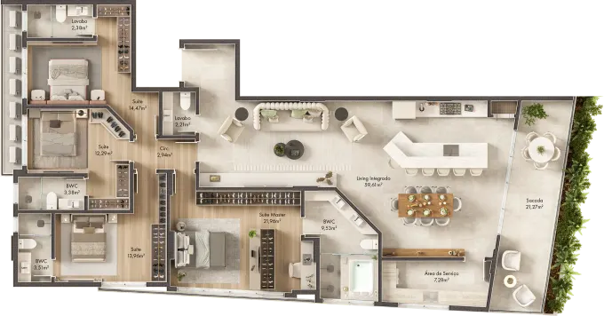Apartamentos Tipo