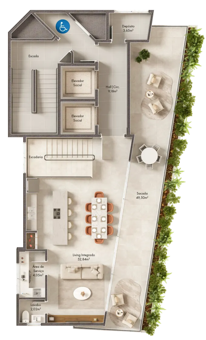 Cobertura Duplex