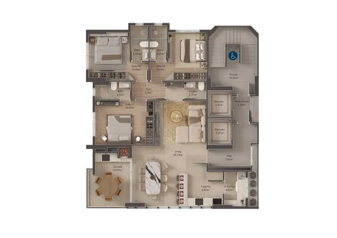 Apartamentos Tipo