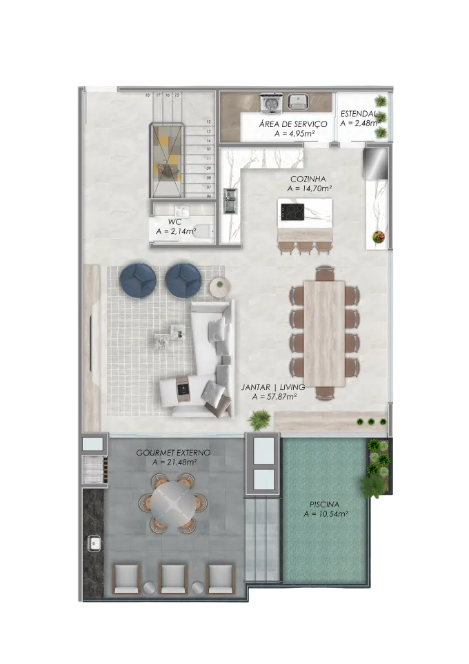 Duplex Superior - Tipo 2