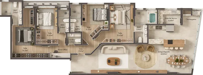 Apartamentos Tipo