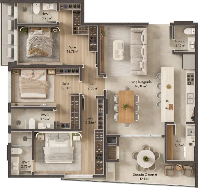 Apartamentos Tipo