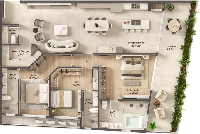 Apartamentos Tipo