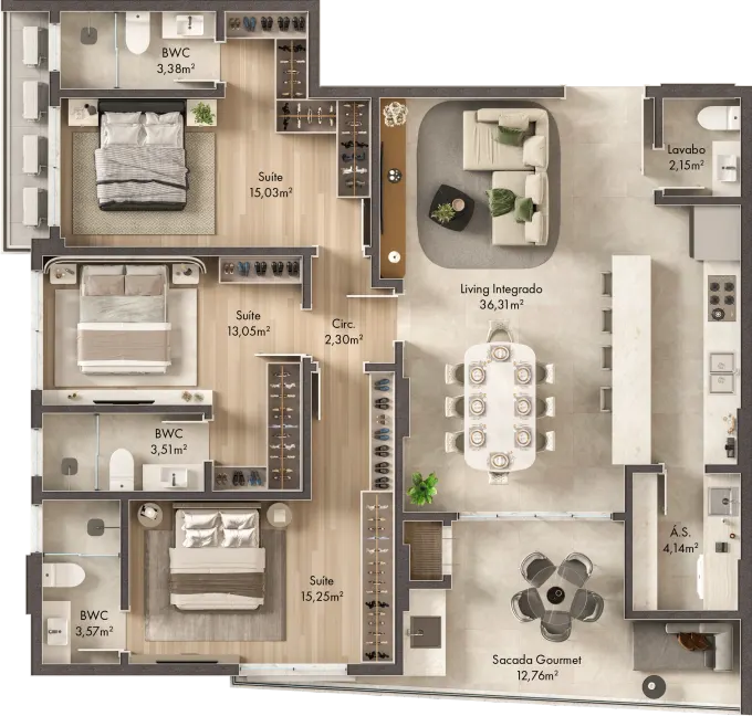 Apartamentos Tipo