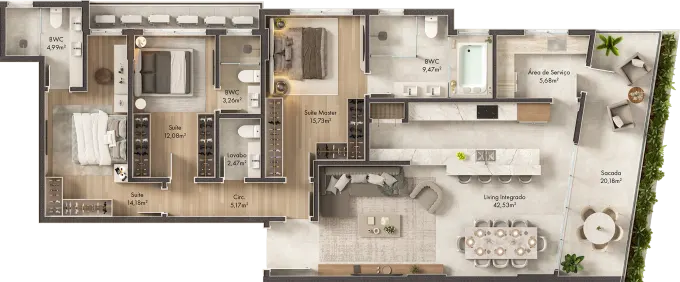 Apartamentos Tipo